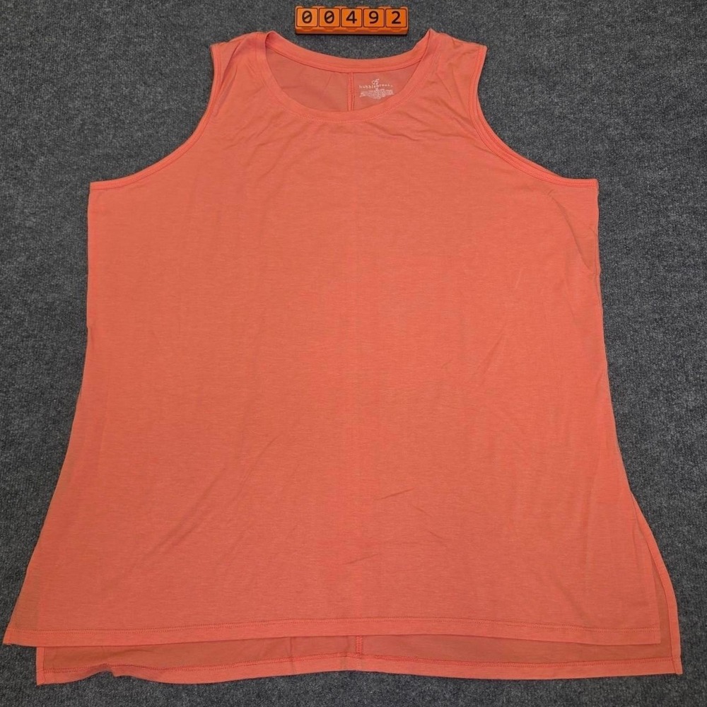 Bobbie Brooks Orange Tank Top Size 3X